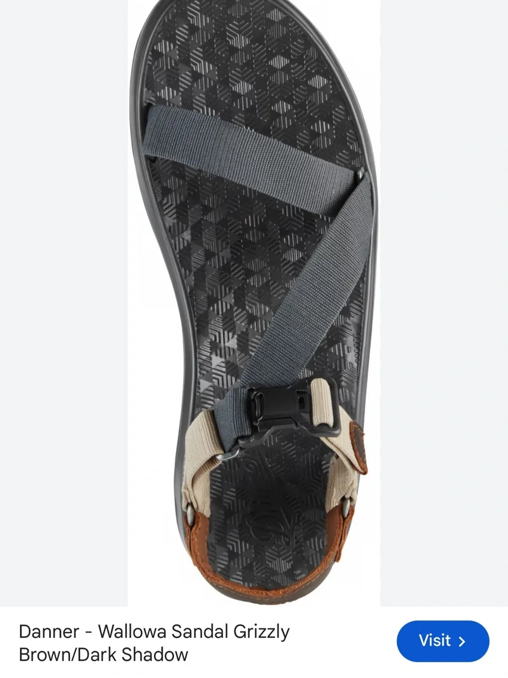 Danner Men's Wallowa Outdoor Sandals - Gray & Tan